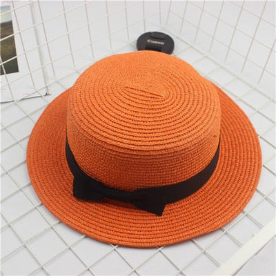 Cute Straw Woven Summer Brim Hat
