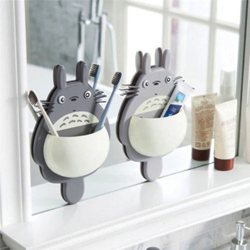 Mirror Mounted Bathroom Toothbrush Holder