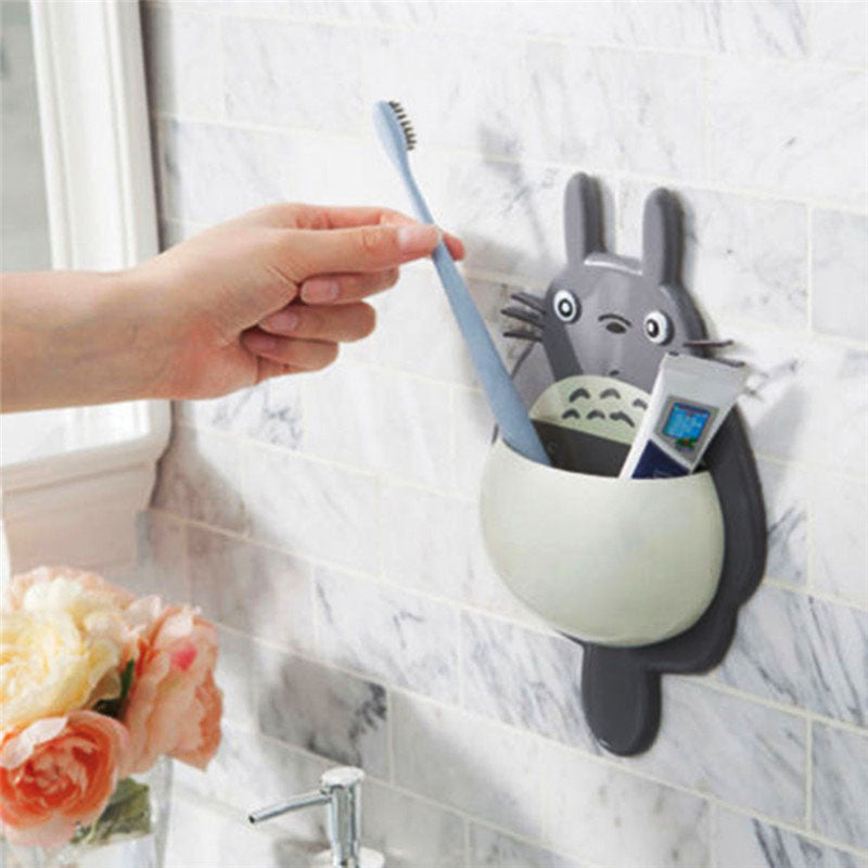 Mirror Mounted Bathroom Toothbrush Holder