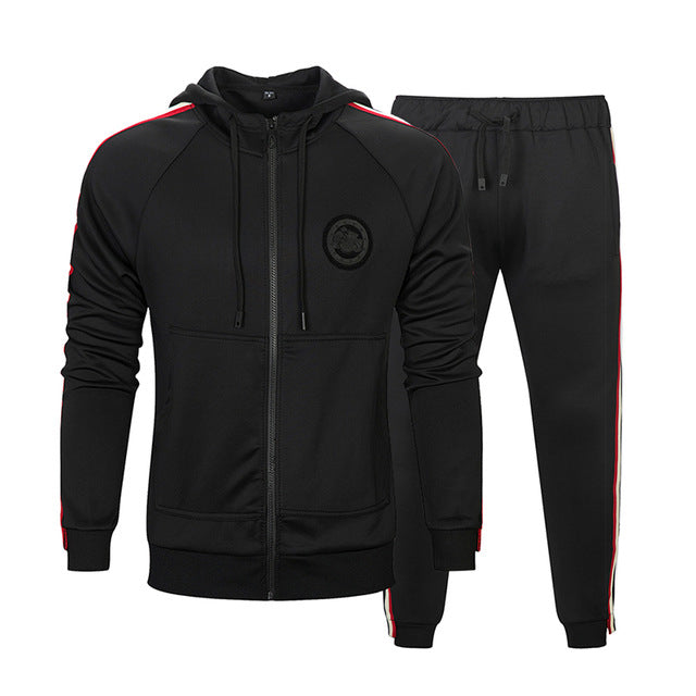 Tracksuit For Men 2 Pieces Set New Fashion Jacket Sportswear Men Tracksuit Hoodie Spring Autumn Men Brand Clothes Hoodies+Pants