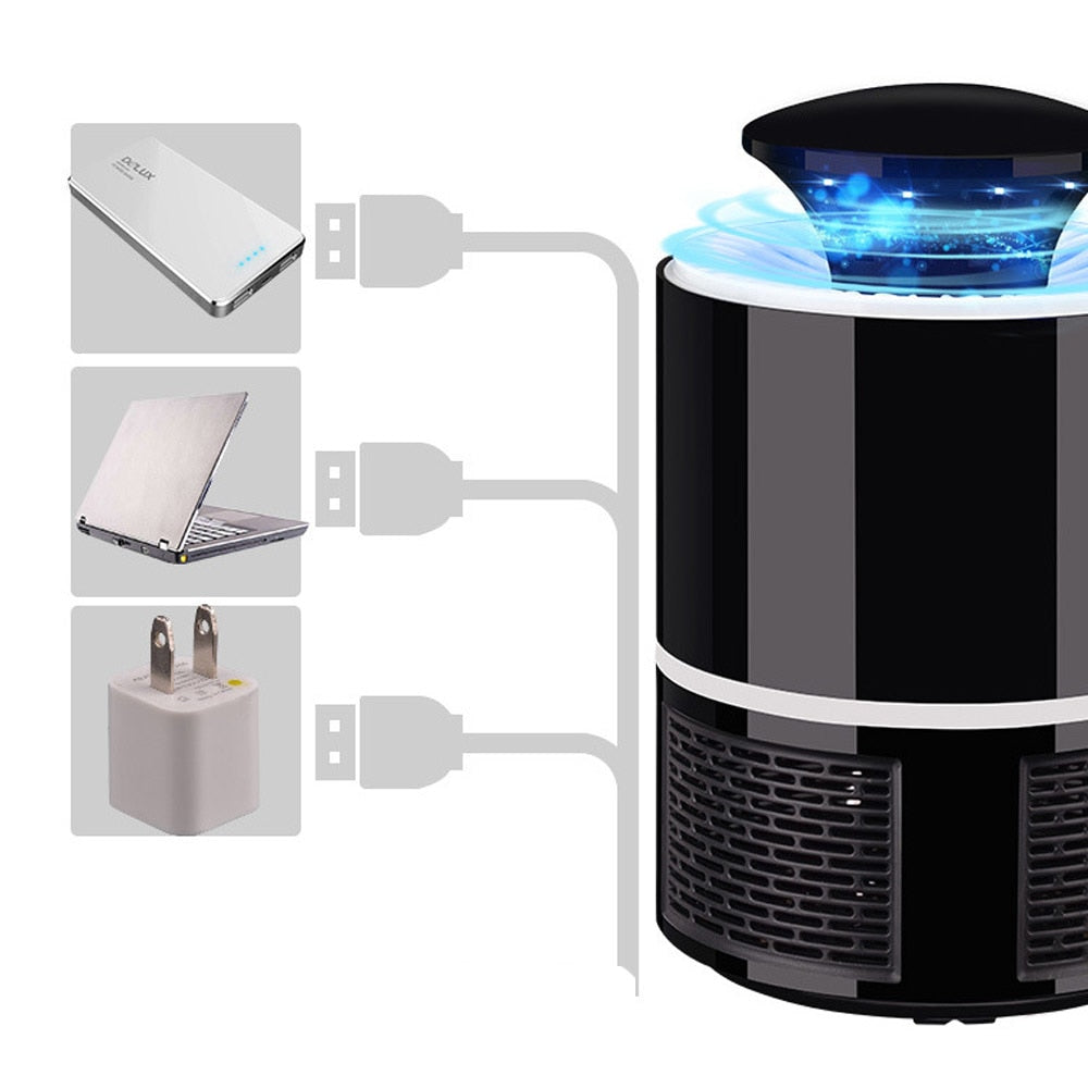 Electronic Portable USB LED Night Lantern Mosquito Zapper