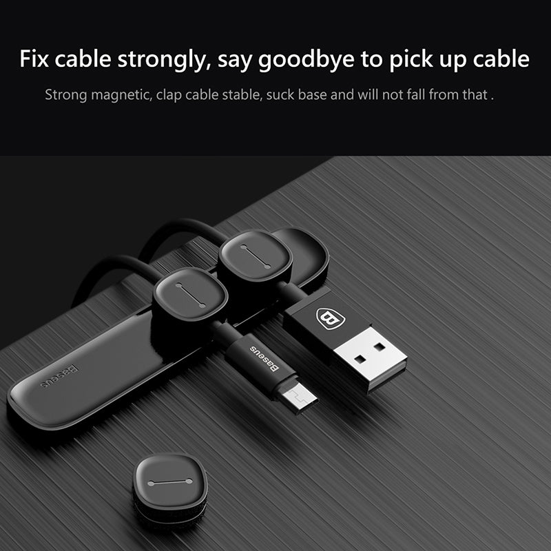 Magnetic Cable Clip Desktop Organizer