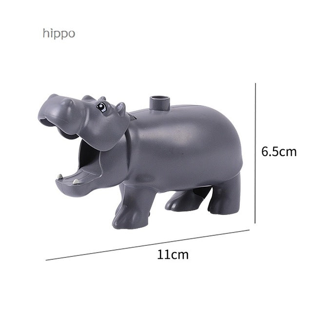 Animal Series Model Figures Big Building Blocks Animals Educational Toys For Kids Children Gift Compatible With Legoed Duploed