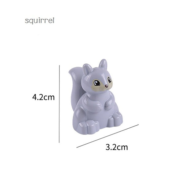 Animal Series Model Figures Big Building Blocks Animals Educational Toys For Kids Children Gift Compatible With Legoed Duploed