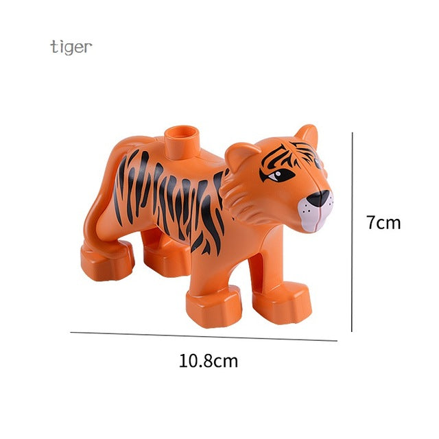 Animal Series Model Figures Big Building Blocks Animals Educational Toys For Kids Children Gift Compatible With Legoed Duploed