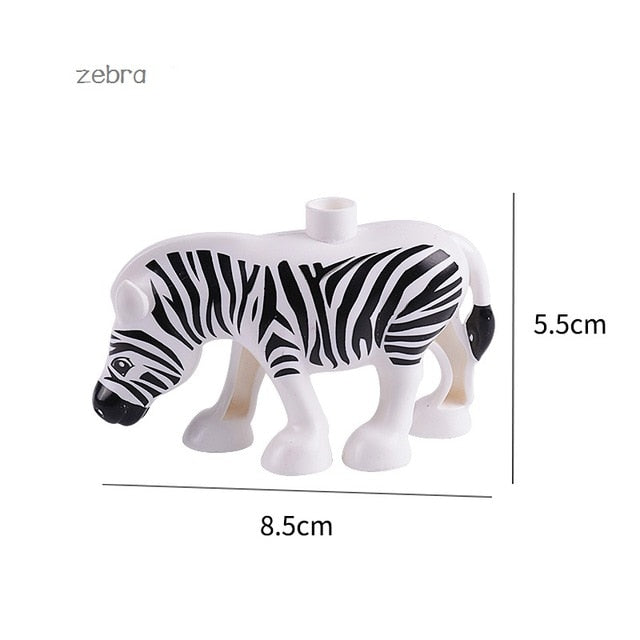 Animal Series Model Figures Big Building Blocks Animals Educational Toys For Kids Children Gift Compatible With Legoed Duploed