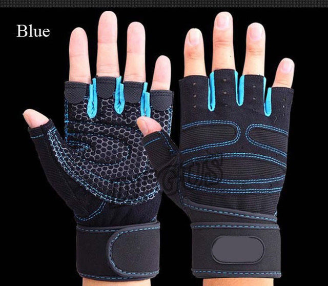 Half Finger Gym Gloves Heavyweight Sports Exercise Weight Lifting Gloves Body Building Training Sport Fitness Gloves