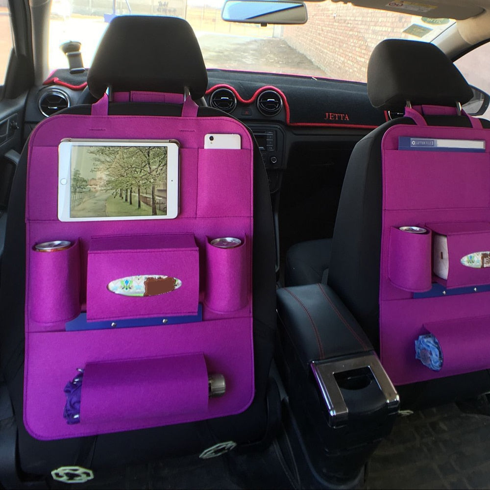 Multi-Pocket Backseat Hanging Car Organizer