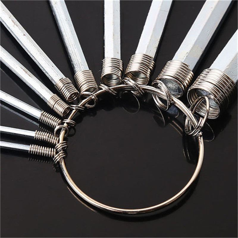 10-in-1 Metric Combination Hex Tool Set Keychain