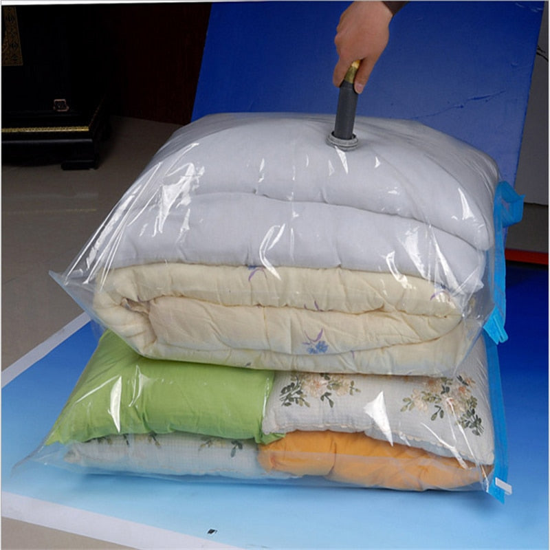 Transparent Vacuum Space Saving Storage Bag