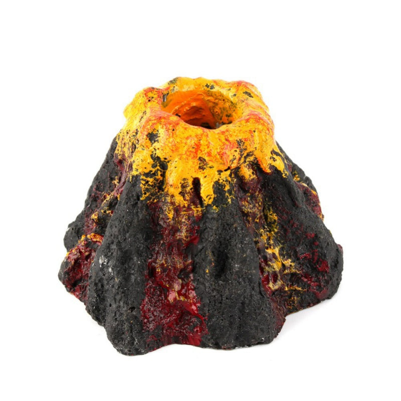 Aquarium Volcano Ornament