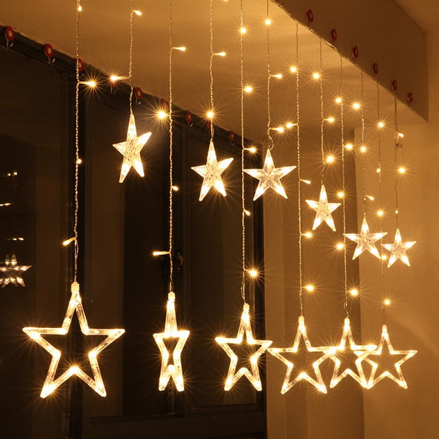 Home Christmas LED Star String Light Decorations