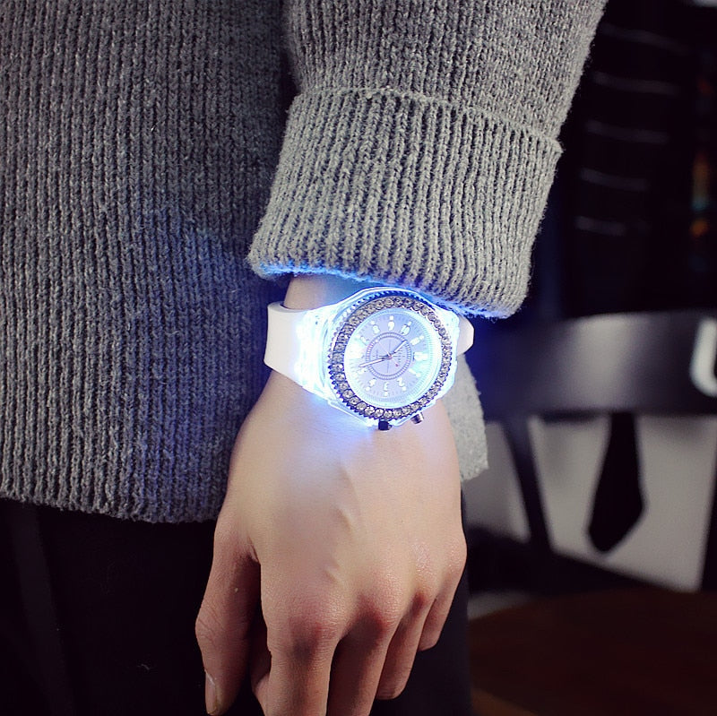 Men's LED Luminous Watch with Changing Colors