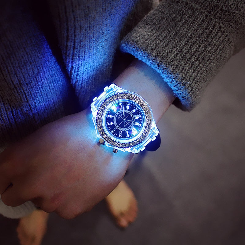 Men's LED Luminous Watch with Changing Colors