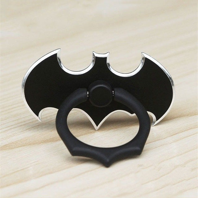 Metal Batman & Flower Universal Smartphone Finger Ring