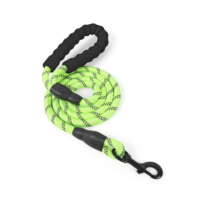 Heavy Duty Reflective Safety Dog Leash with Soft Foam Handle