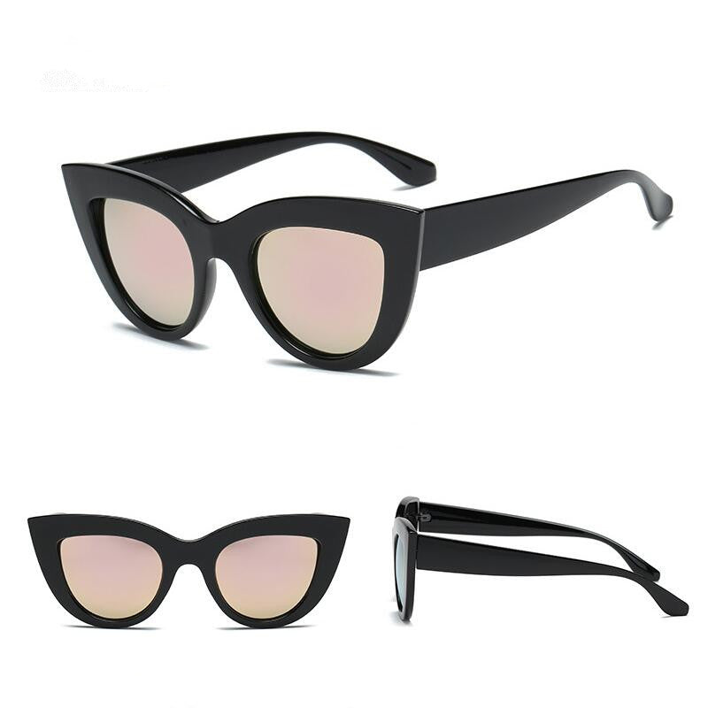 Women's Tinted Cat Eye Vintage Designer Sunglasses