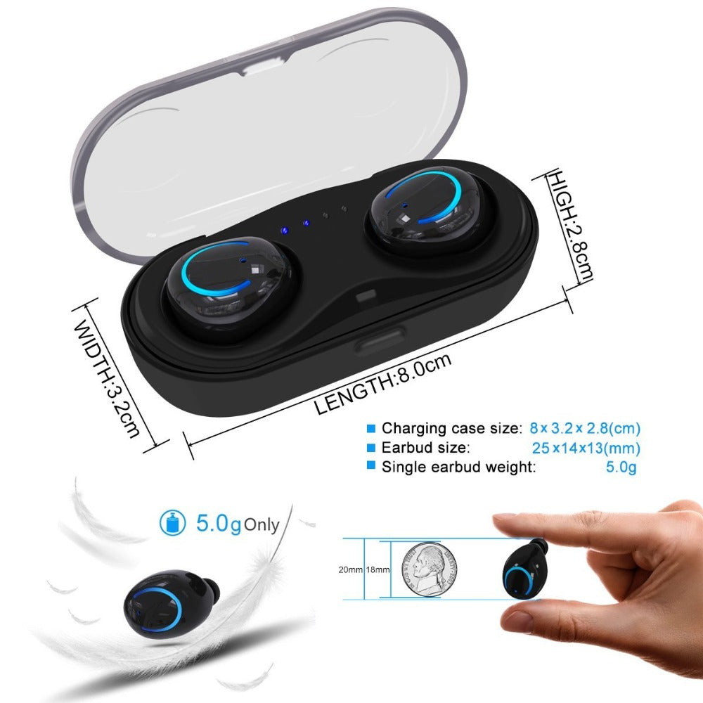 Wireless Earbuds Stereo Bluetooth With Case