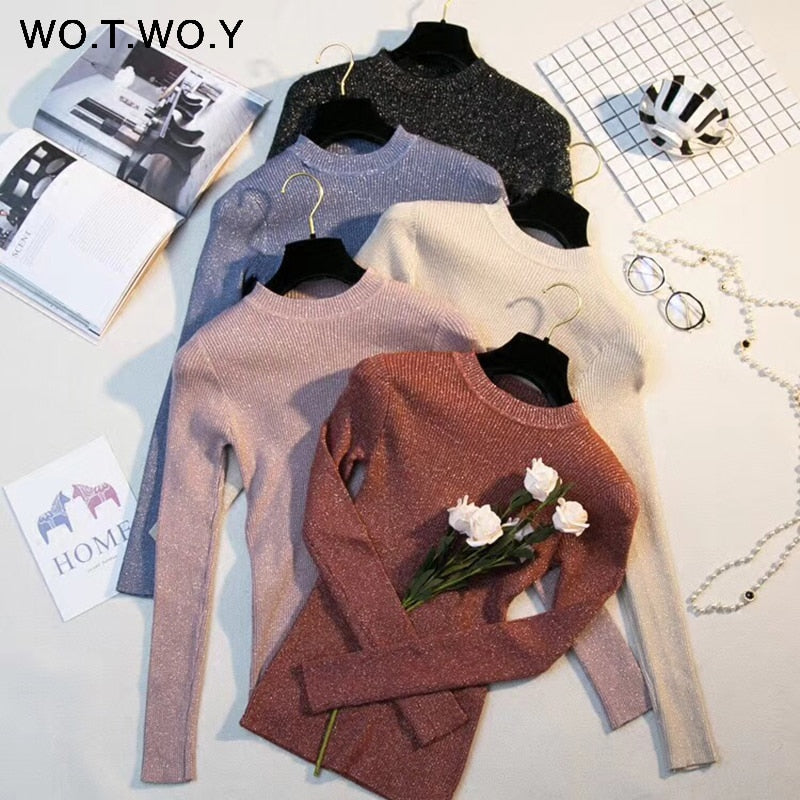 Women's Fancy Slim Pullover Sweater