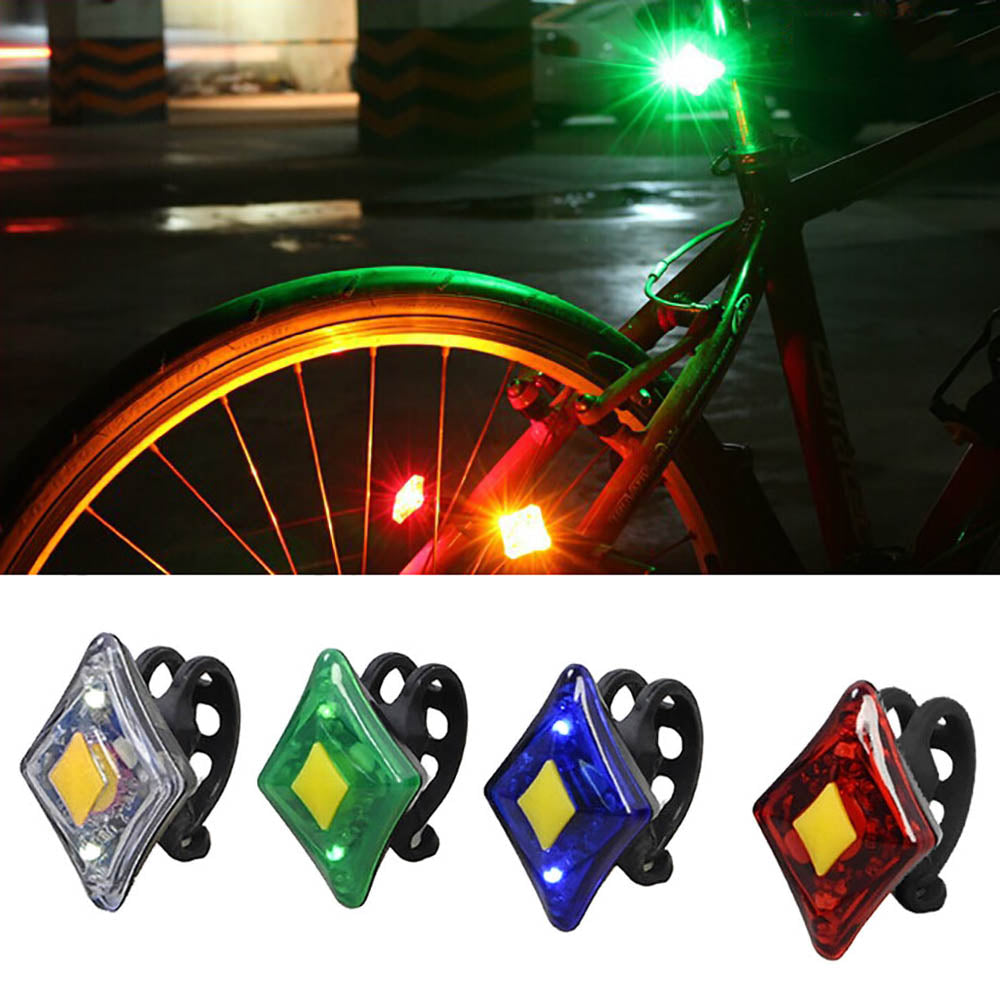 USB Rechargeable LED Bicycle Bike Cycling Front Rear Tail Light 5 Modes Lamp