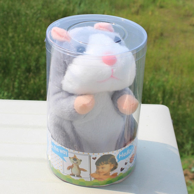 Talking Hamster Mouse Pet Plush Toy Hot Cute Speak Talking Sound Record Hamster Educational Toy for Children Gift