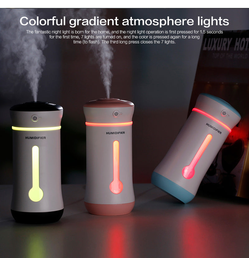 Mini USB Color Changing LED Aromatherapy Air Humidifier