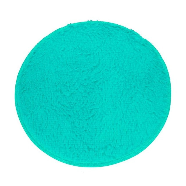 Circular Slip Resistant Decorative Floor Rug