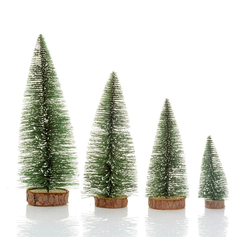 Small Artificial Desktop Pine Tree Decorations