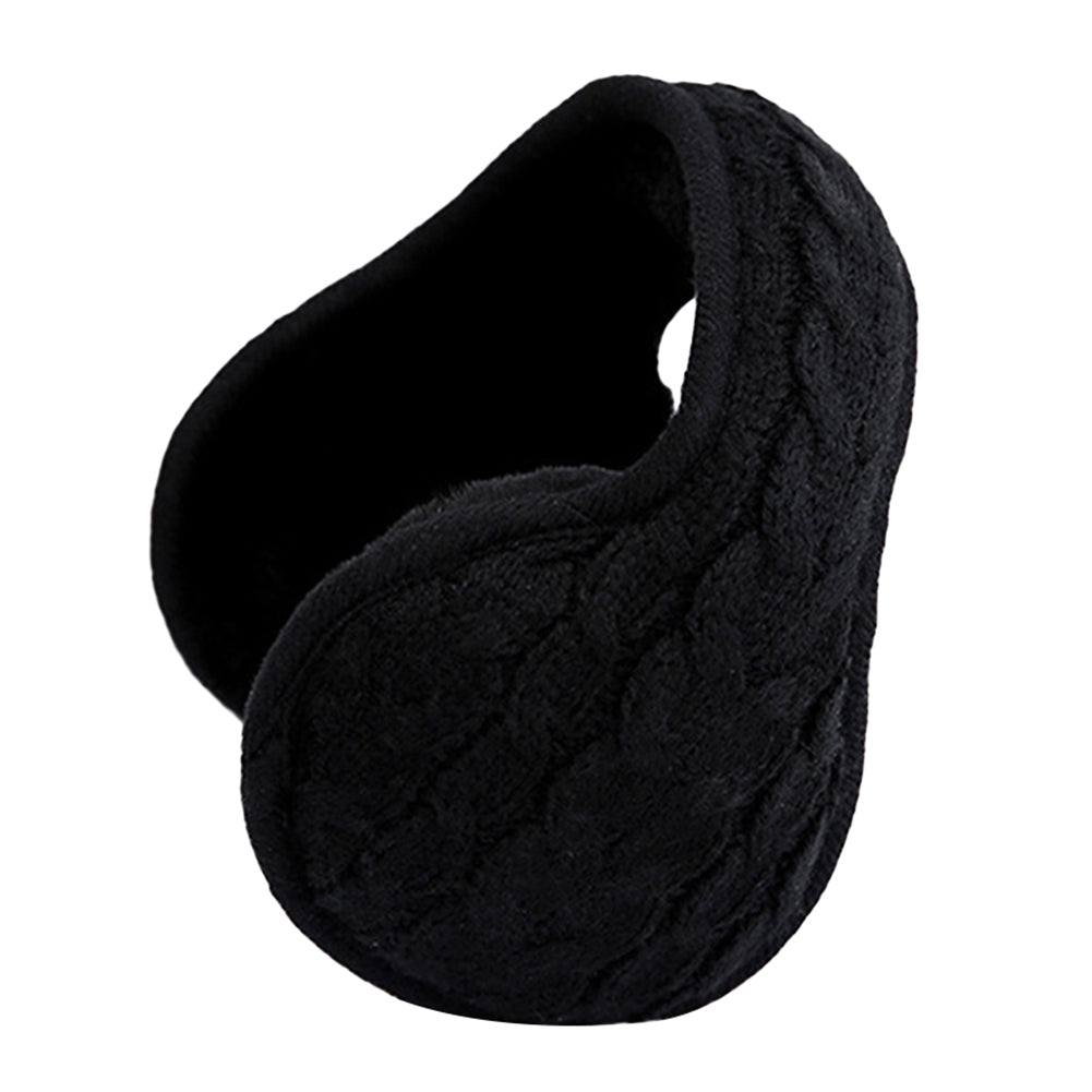 Unisex Ear Cover Plush Soft Winter Folding Warm Earmuff Solid Color Earwarmer