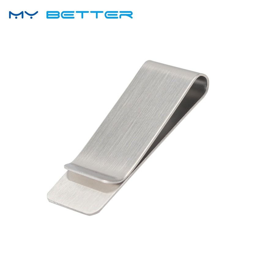 1PC High Quality Stainless Steel Metal Money Clip