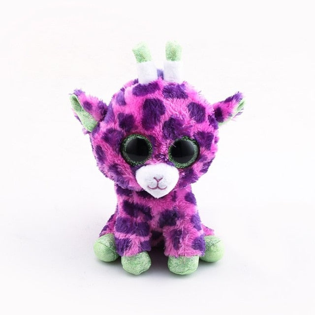 Ty Beanie Boos Big Eyes Owl Unicorn Cat Elephant Penguin Leopard Foxy Dog Rabbit Giraffe Panda Monkey Stuffed Animals Plush Toys