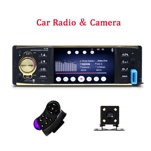 2-in-1 Car Audio Player Interface with Rearview Camera