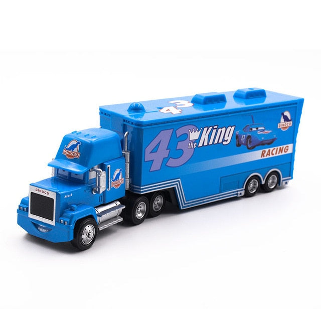 Disney Pixar Cars 2 3 Lightning McQueen Mack Uncle Truck Jackson Storm Cruz 1:55 Diecast Metal Alloy Car Model Children Toy