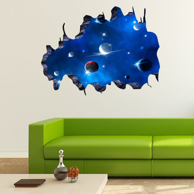 Creative 3D Deep Universe Galaxy Wall Stickers