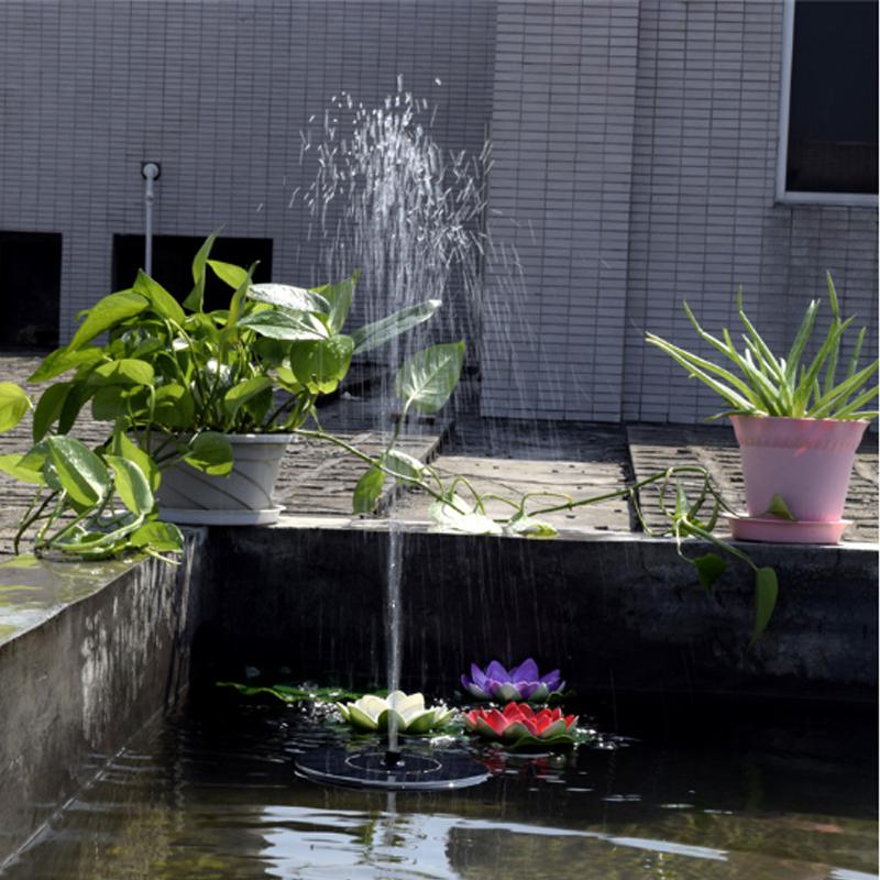 Floating Solar Water Fountain for Garden, Pool or Pond