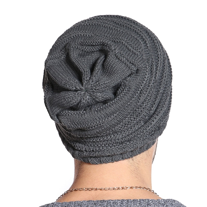 Men's Knitted Bonnet Cap