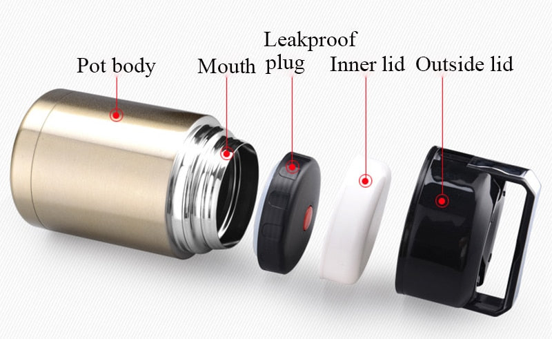 Insulated 3-Layer Vacuum Seal Thermos