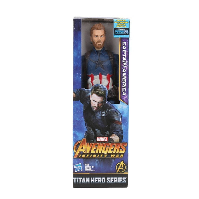 30CM The Avengers Superhero Figure Thor Captain America Wolverine Spider Man Iron Man Collectible Model Dolls Hasbro Marvel Toys