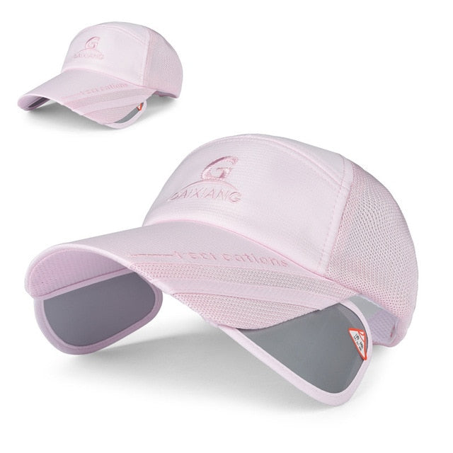 Adjustable Breathable Mesh Outdoor Mountain Hat with Sunshades