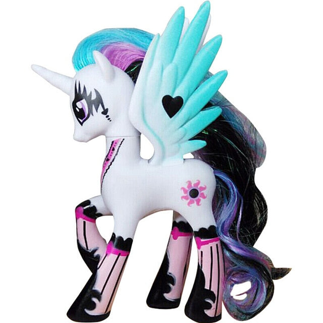 14cm Hasbro My Little Pony Toys Friendship is Magic Pop Pinkie Pie Rainbow series Pony PVC Action Figures Colletion Model Dolls