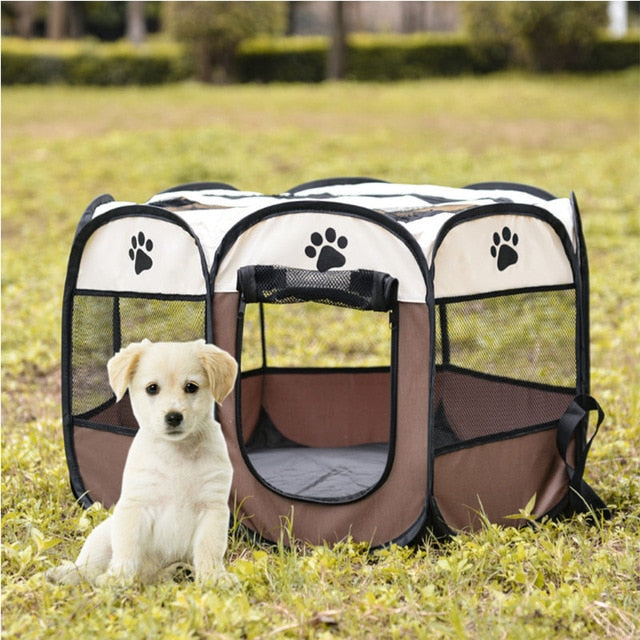 Portable Folding Outdoor Puppy Playpen Tent