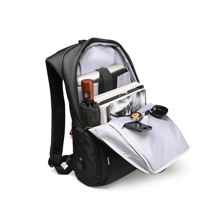 Anti-Theft USB Charger Port Laptop Backpack