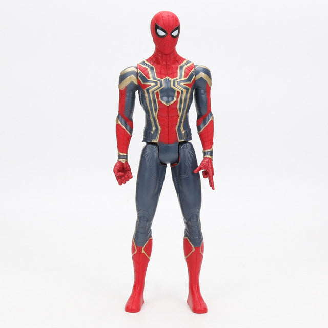30CM The Avengers Superhero Figure Iron Spider Captain America Black Panther Ironman Collectible Model Dolls Hasbro Marvel Toys