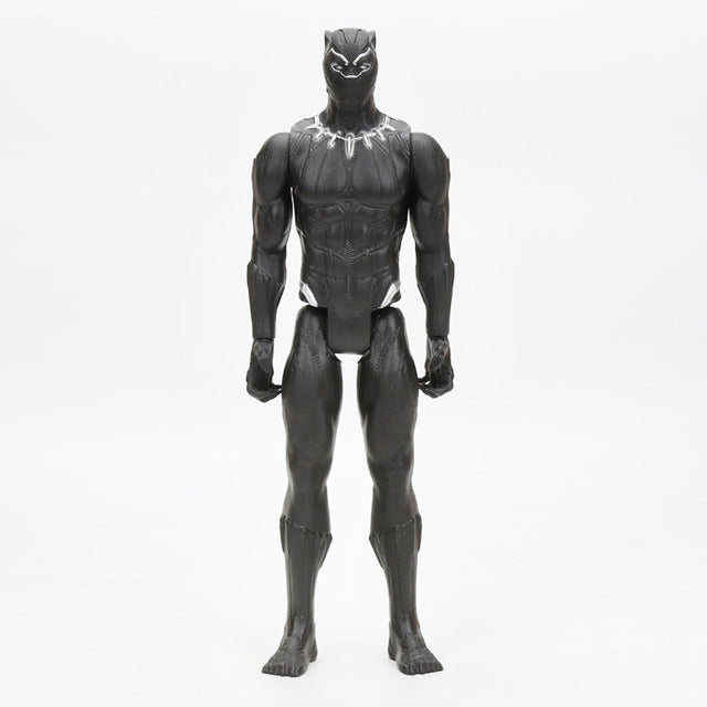 30CM The Avengers Superhero Figure Iron Spider Captain America Black Panther Ironman Collectible Model Dolls Hasbro Marvel Toys