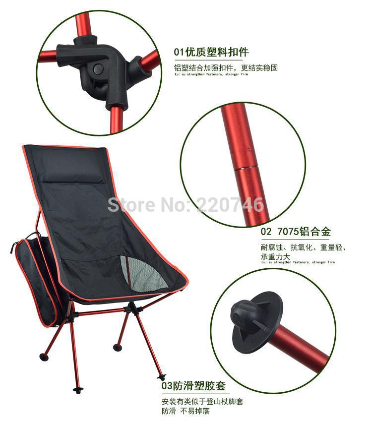 Portable Ultralight Collapsible Moon Leisure Camping Chair