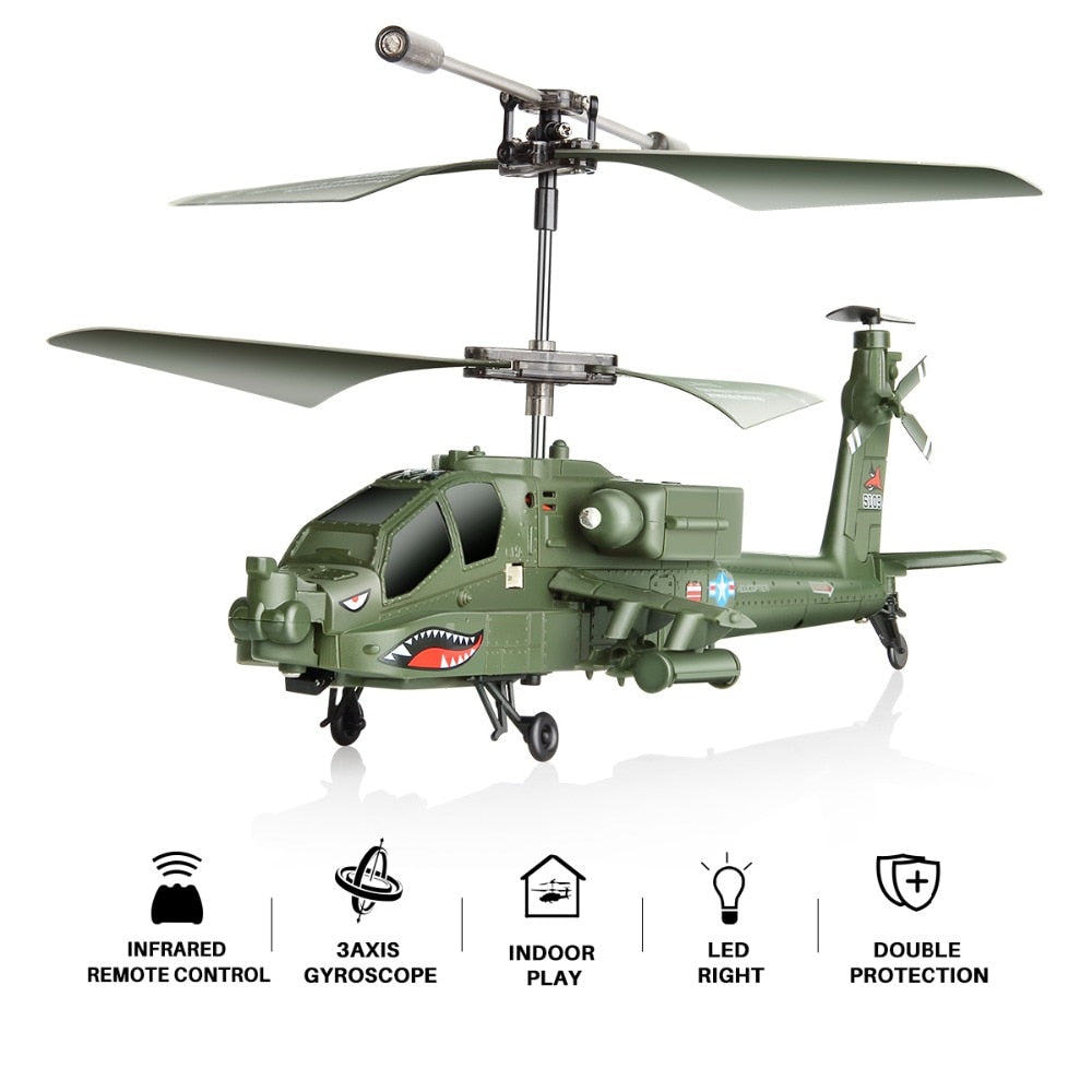 Mini 3.5CH Military RC Helicopter