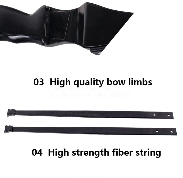 Professional Wooden Recurve Right-Handed Archery Bow