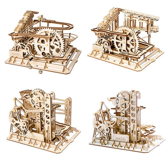 Wooden Desktop Marble Run