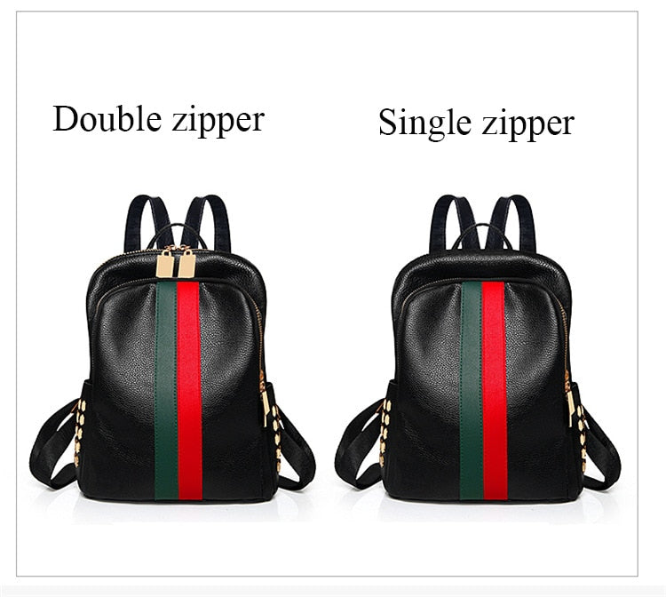 Women's Luxury Designer PU Leather Backpack