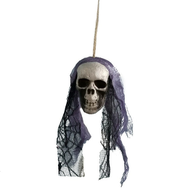 Halloween Hanging Bride's Skull Decoration